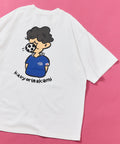 [Starting sale on May 22 at 12:00] kaoyorinakami × FREAK'S STORE/ Kaoyorinakami limited edition soccer ball boy Tee - Off White