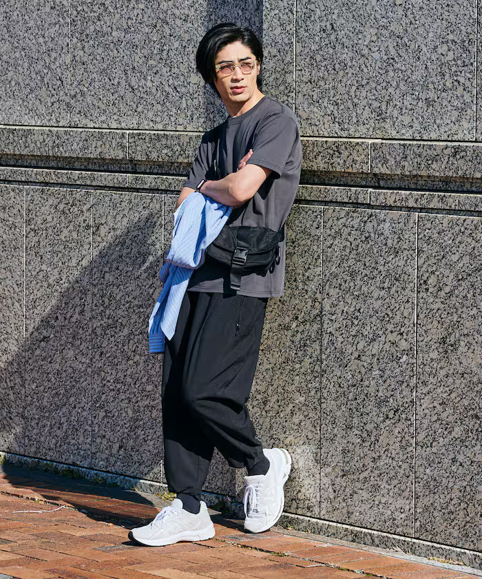 AiRide/Air Ride Semi-Wide Silhouette Cropped Easy Pants/Pocketable/Quick-Dry/UV Cut 【Limited Edition】