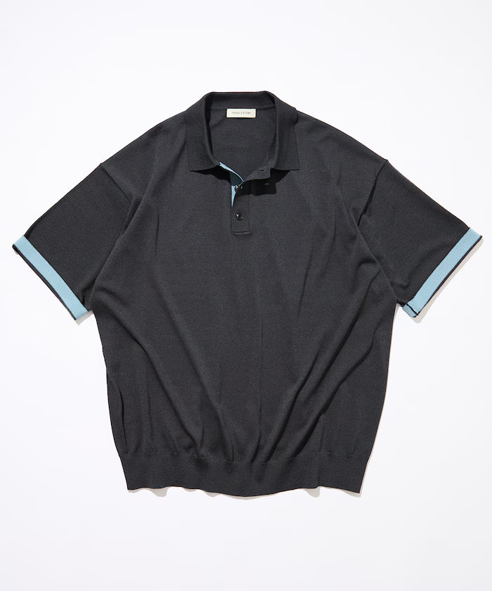 Relax Fit Relax Fit Cool Touch Color Block Knit Polo Shirt [Limited Edition]