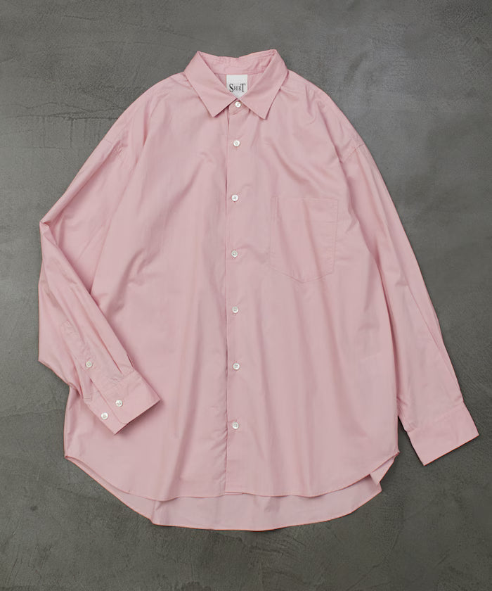 SH FH Regular Collar Long Sleeve SHIRT / Regular Collar Shirt - Pink