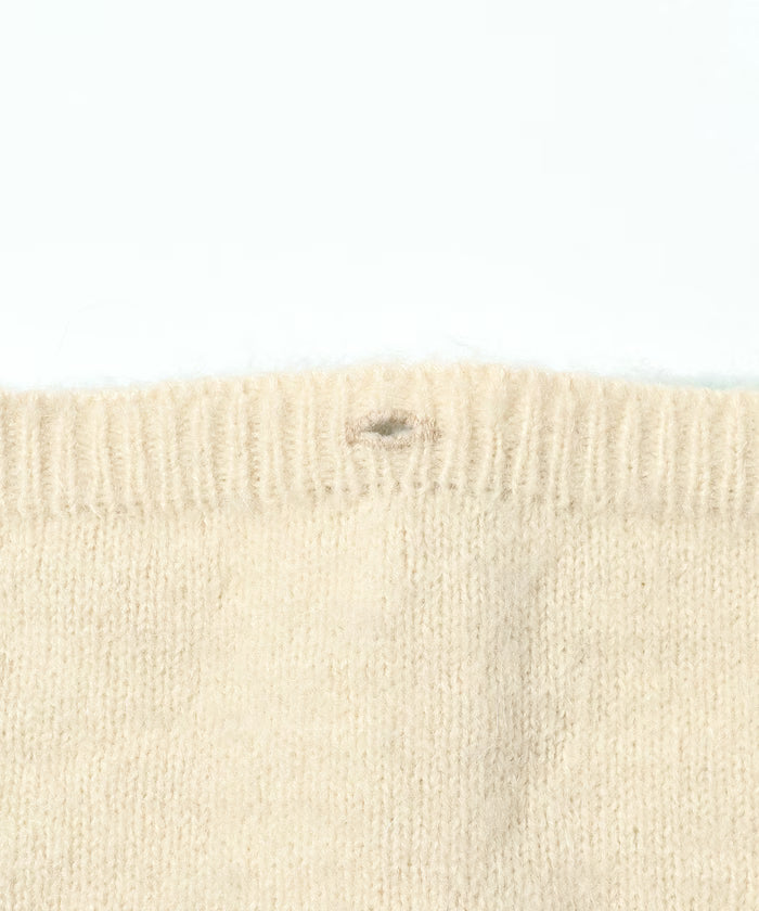 Alpaca Blend Bicolor Knit Vest