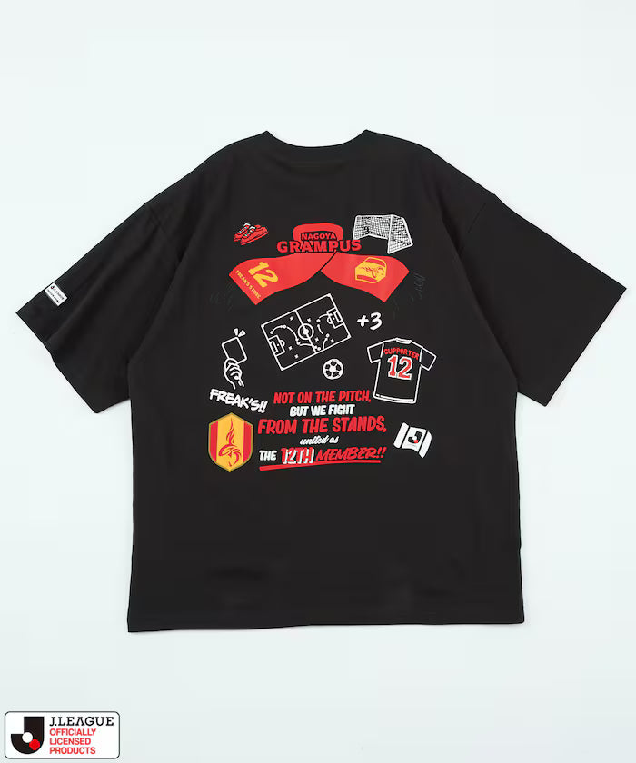 [May 15th 12:00 Release] J.LEAGUE × FREAK’S STORE Exclusive SUPPORTERS SHORT SLEEVE TEE [Nagoya Grampus]
