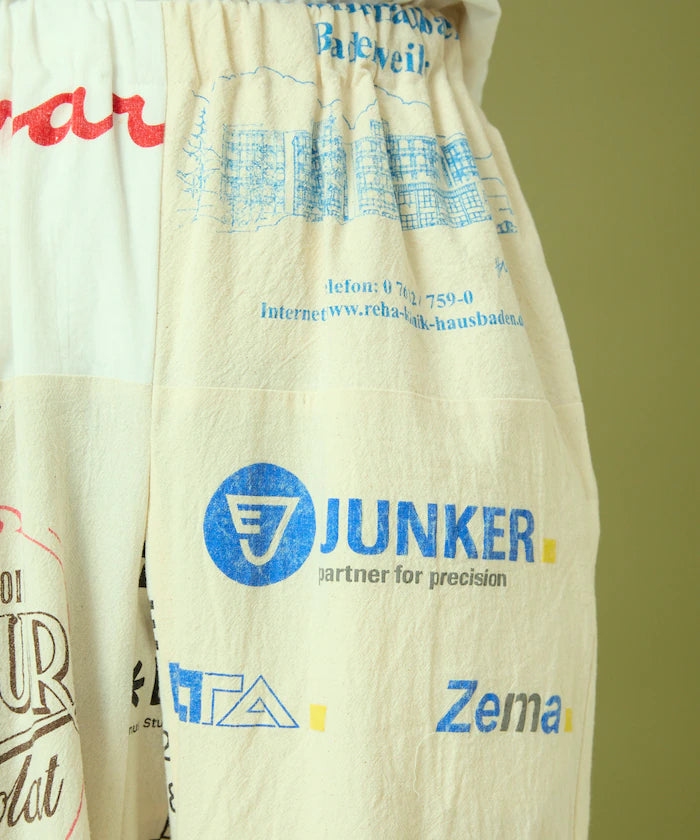 vintage European eco bag remake pants
