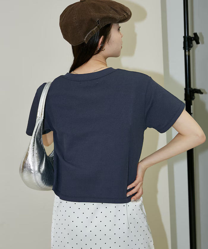 Light Waffle Henley Neck T-Shirt Limited Edition