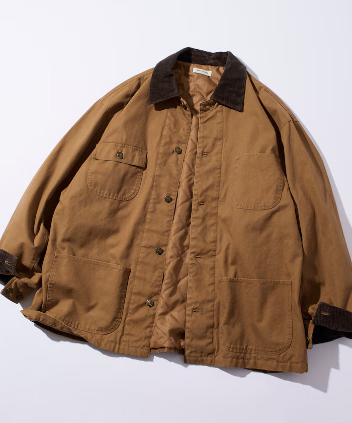 Big Silhouette Corduroy Switch Duck Coverall Jacket [Limited Edition]