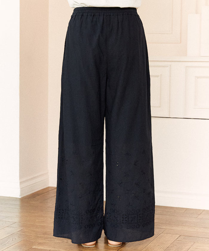 India Embroidered Easy Pants Limited Edition