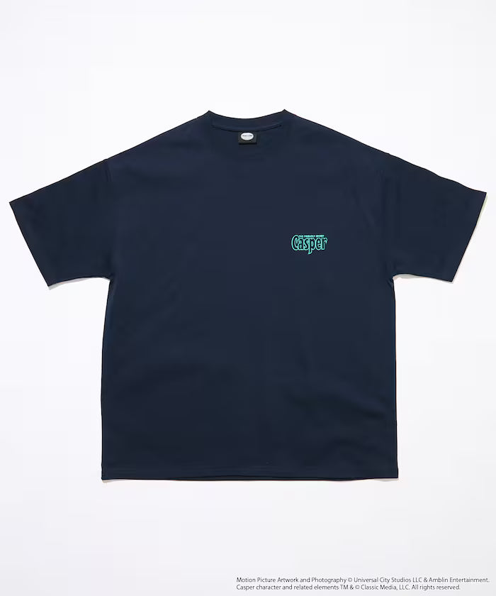 Casper the Friendly Ghost/キャスパー 別注 ビッグシルエット バックプリント クルーネックTシャツ 【限定展開】
