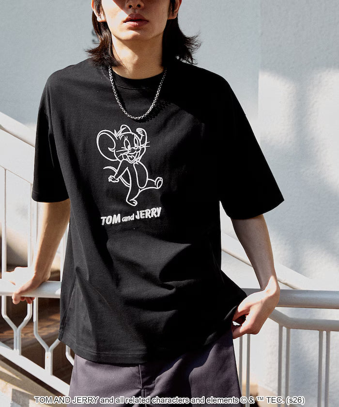 <Functional Material> TOM AND JERRY Graphic T-Shirt Limited Edition
