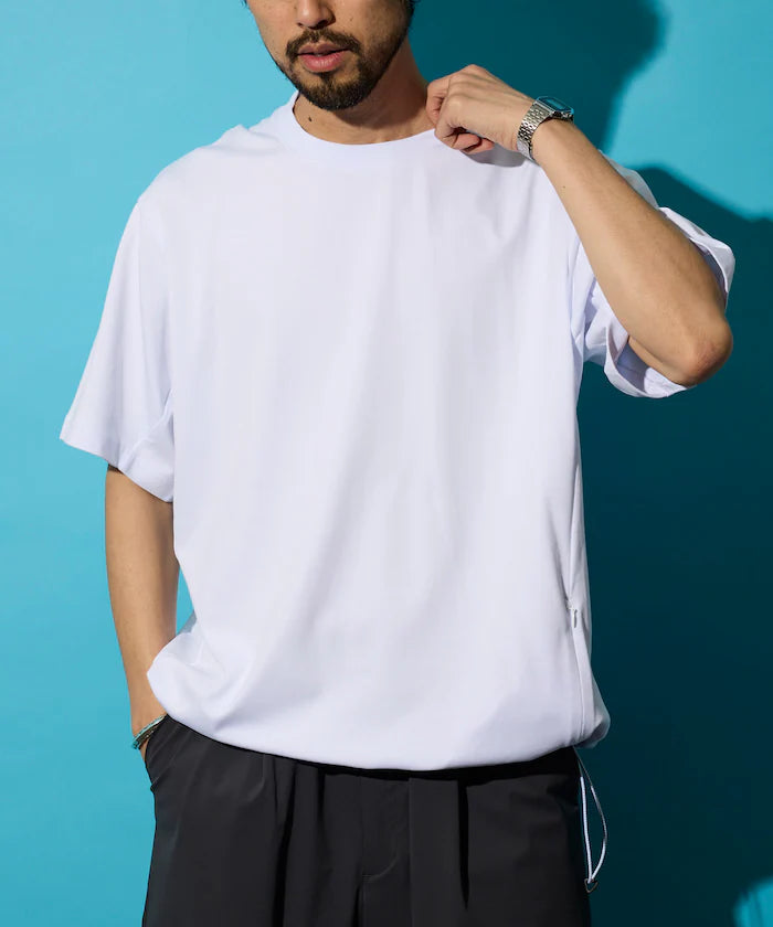 SUPER ICE / Super Ice Crew Neck Spindle T-Shirt Contact Cooling / Quick Dry / UV Cut