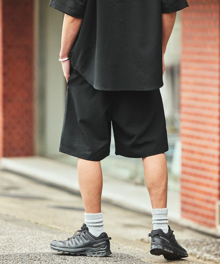 [New Color Added] Quick-Drying Material Relaxed Fit Easy Short Pants Linen-like Home Care