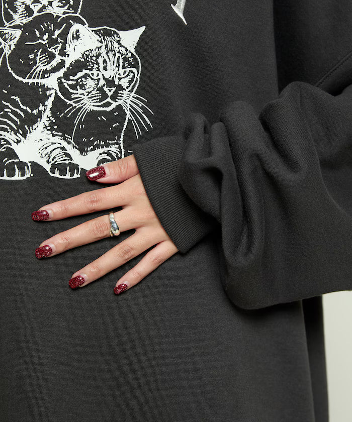 SYNTH Cat Fleece Lined Sweatshirt Limited Edition