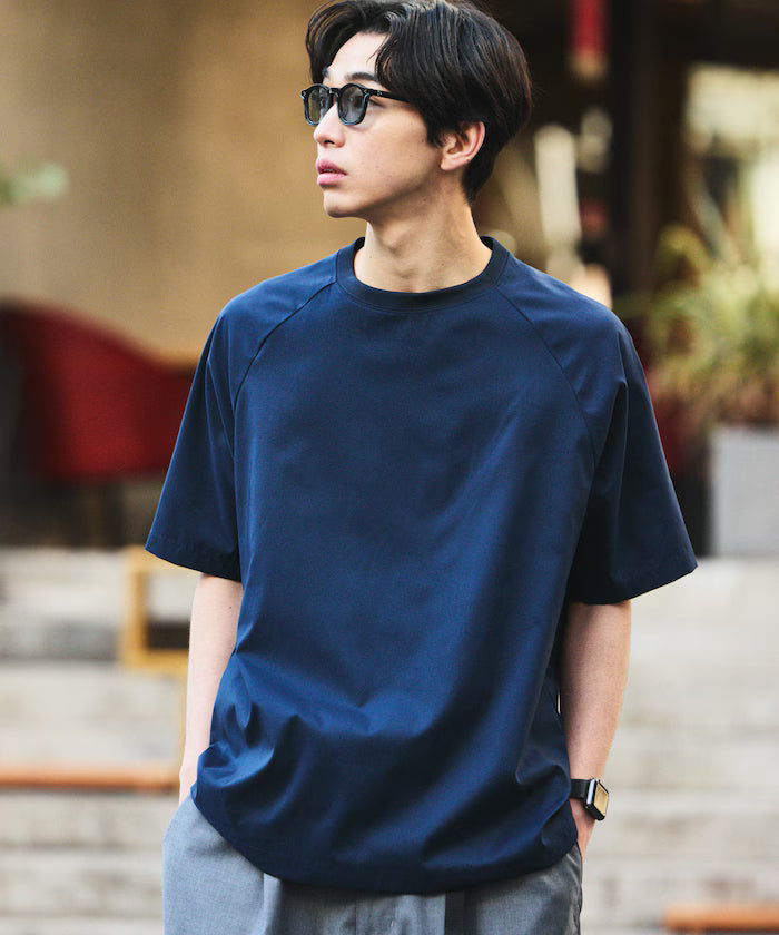 AiRide/Air Ride Relaxed Fit Raglan Short Sleeve Pullover/Moisture Wicking/UV Cut/Hem Code [Limited Edition]
