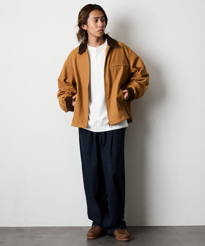 Big Silhouette Corduroy Switch Duck Blouson [Limited Edition]