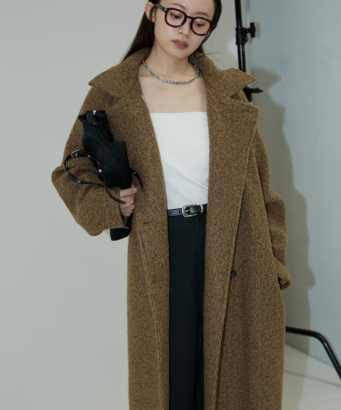 Multicolor Shaggy Long Coat Limited Edition