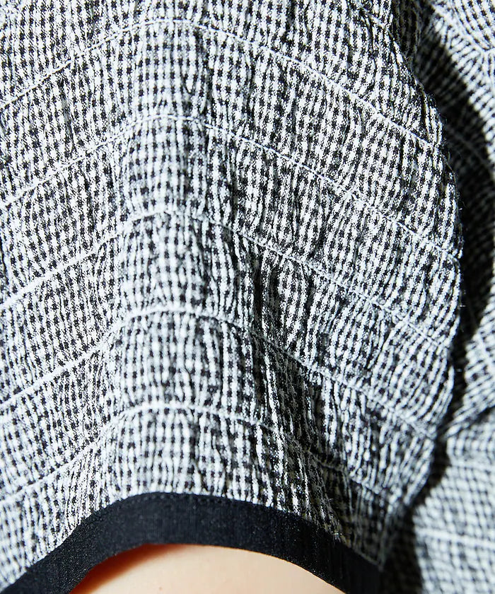 Shearing Design Check Pullover Shirt