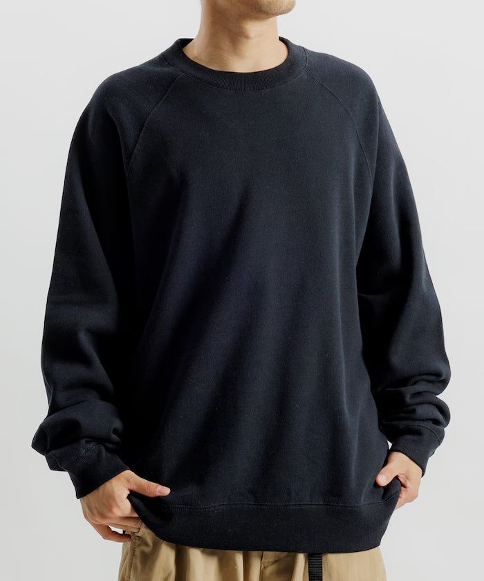 12oz Heavyweight Big Silhouette Raglan Sleeve Crew Neck Sweatshirt 【Limited Edition】