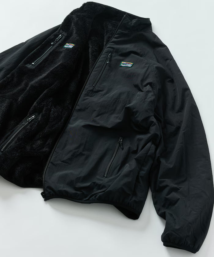 Relaxed Fit Nylon Fleece Reversible Blouson [Limited Release]