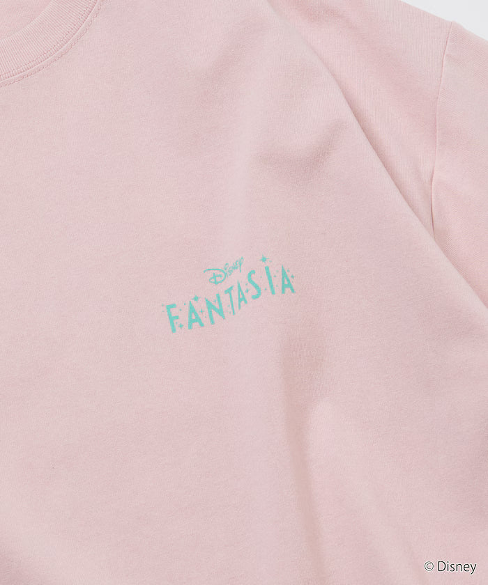 DISNEY/Mickey Mouse 'Fantasia'/Back Print Crew Neck T-Shirt [Limited Edition]