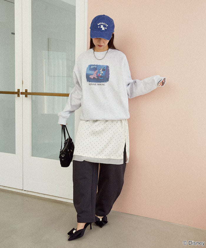Minnie Mouse/ミニーマウス/Photo Print Crew Neck Sweat Limited Edition