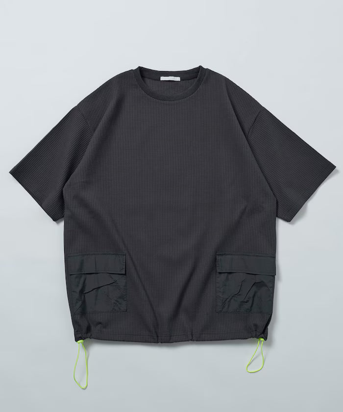 Side Pocket Spindle Tech Thermal Short Sleeve T-Shirt / Big Silhouette