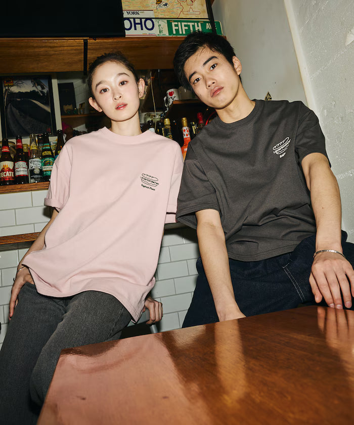 LANDER SANDWICHES×FREAK'S STORE/Lander Limited Edition Big Silhouette Back Print Crew Neck T-Shirt 【Limited Release】