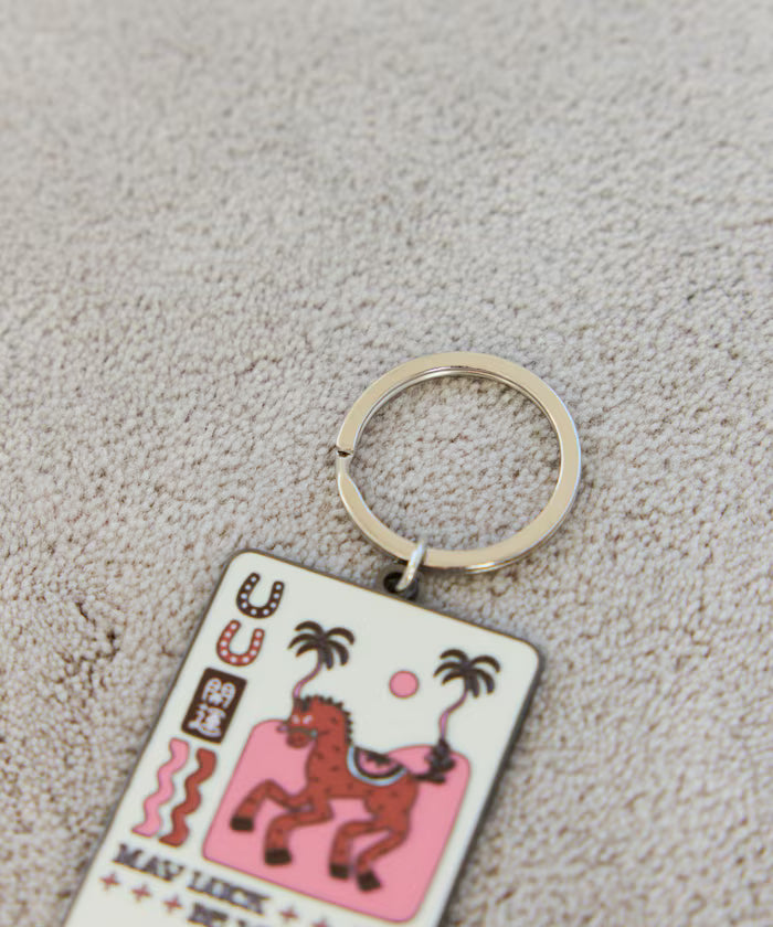 Fortune Key Holder Horse Motif Keychain
