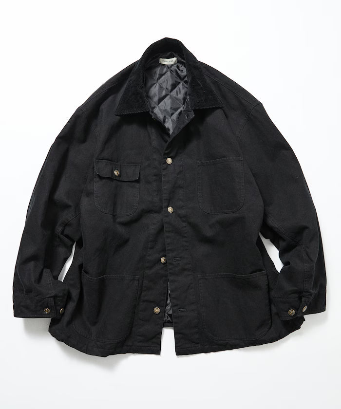 Big Silhouette Corduroy Switch Duck Coverall Jacket [Limited Edition]