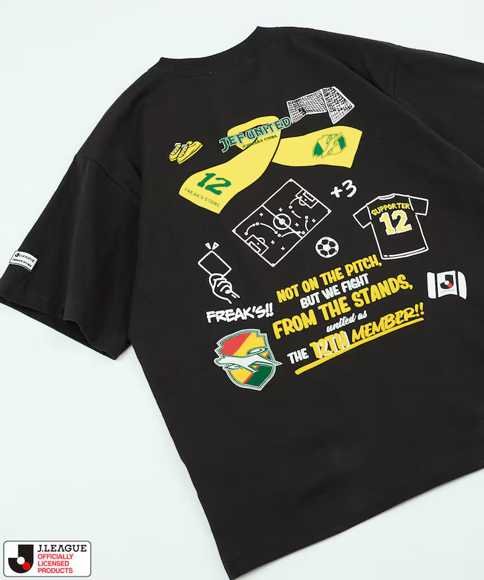 [Sales start on May 15 at 12:00] J.LEAGUE × FREAK’S STORE Limited SUPPORTERS SHORT SLEEVE TEE [Jef United Chiba] - Charcoal Gray