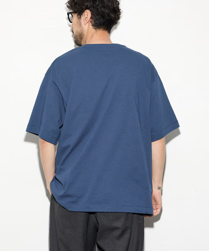 6 Ounce Front Logo Embroidered Crew Neck T-Shirt / One Point Design T-Shirt LEFT CHEST EMBROIDERY PSD