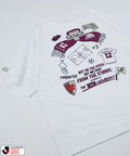 [May 15 12:00 Sale Start] J.LEAGUE × FREAK'S STORE Exclusive SUPPORTERS SHORT SLEEVE TEE [Kyoto Sanga F.C.] - White
