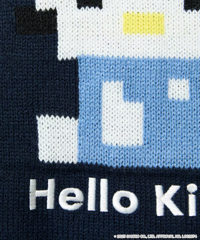 "SANRIO/Sanrio" Pixel Art Jacquard Knit Limited Edition