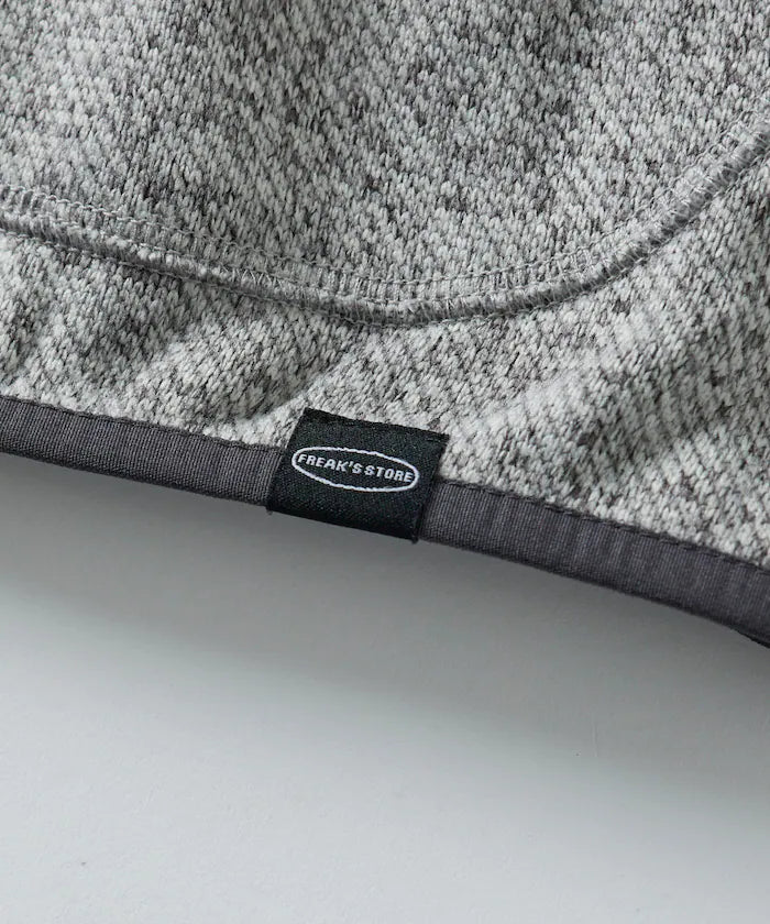 Relaxed Fit Knit Fleece Cardigan