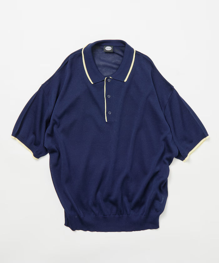 Limited Release Relaxed Fit Color Block Knit Polo Shirt