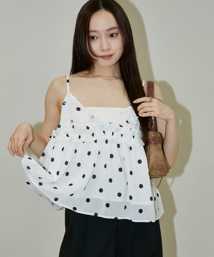 Floral Embroidery Detail Camisole Bustier Limited Edition - Other/Pattern 6