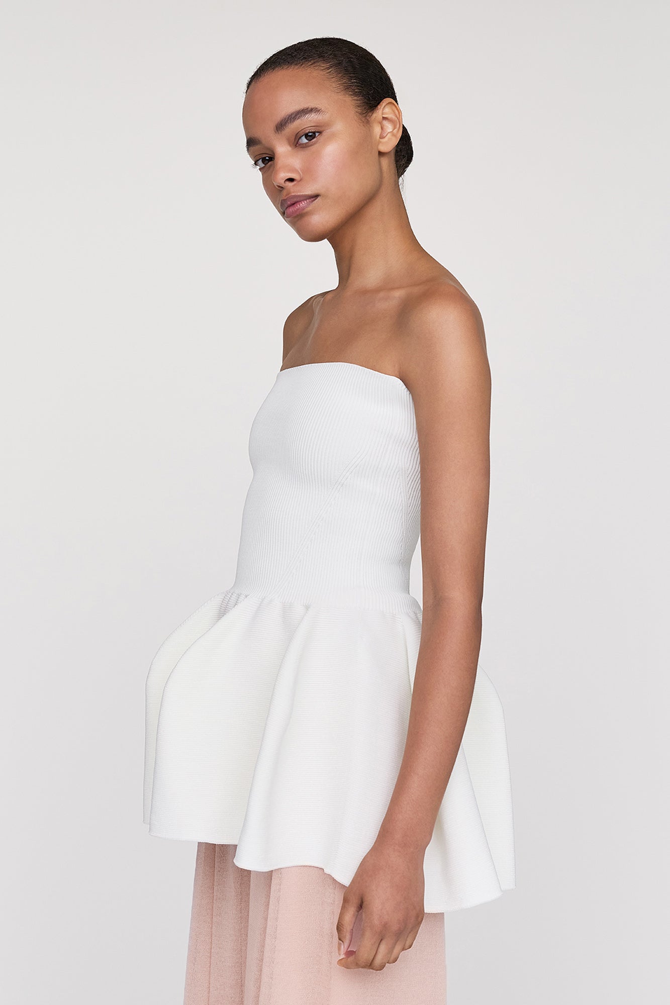 POTTERY HS GLITTER STRAPLESS TOP