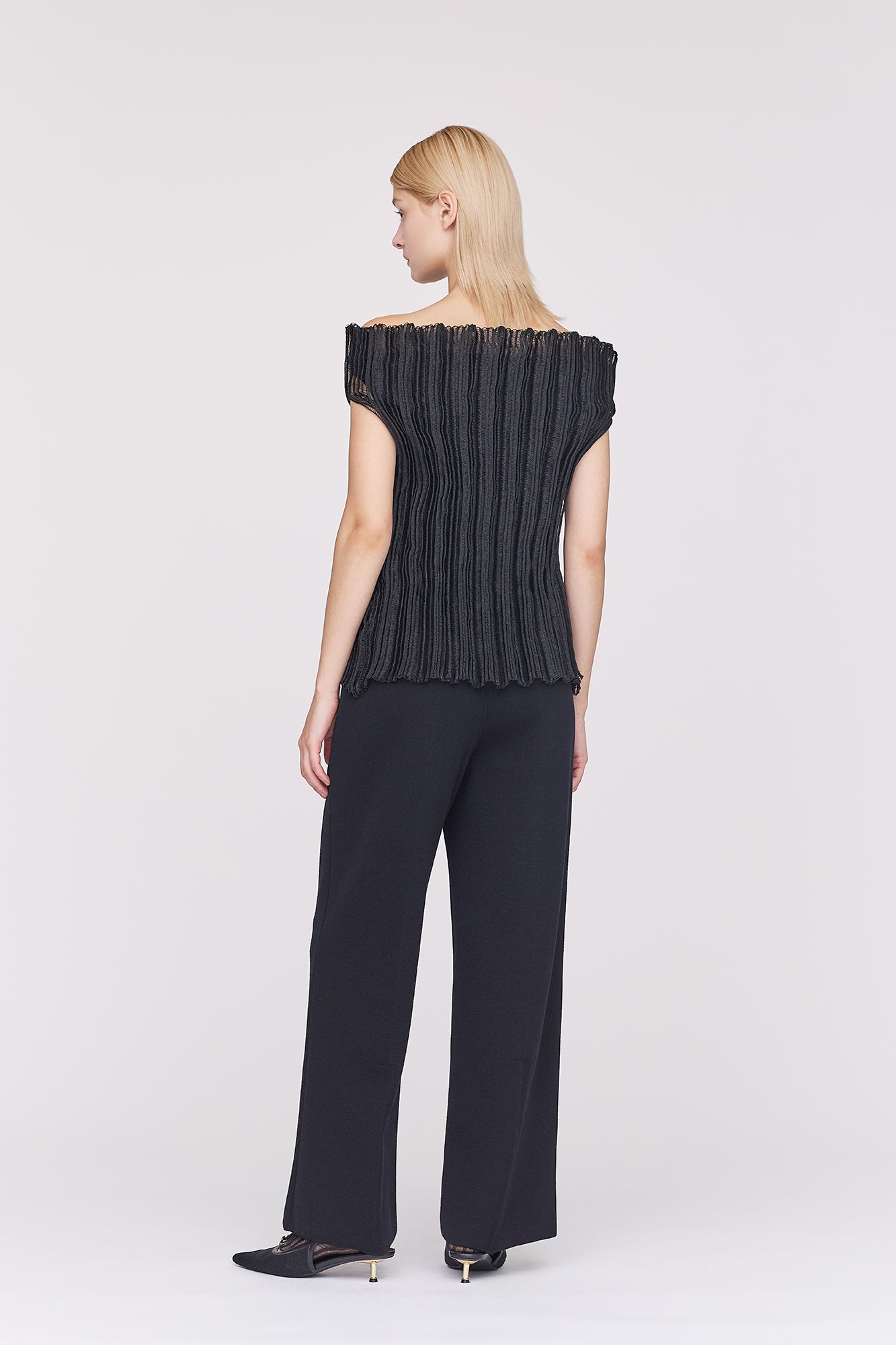 METAL OFF SHOULDER TOP