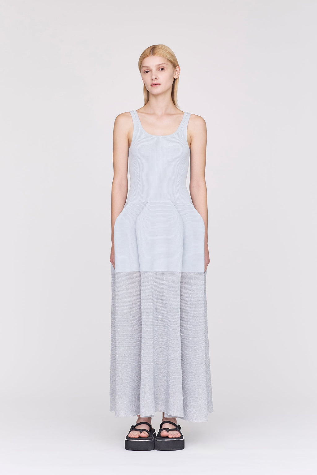 POTTERY HS LUCENT SLEEVELESS DRESS