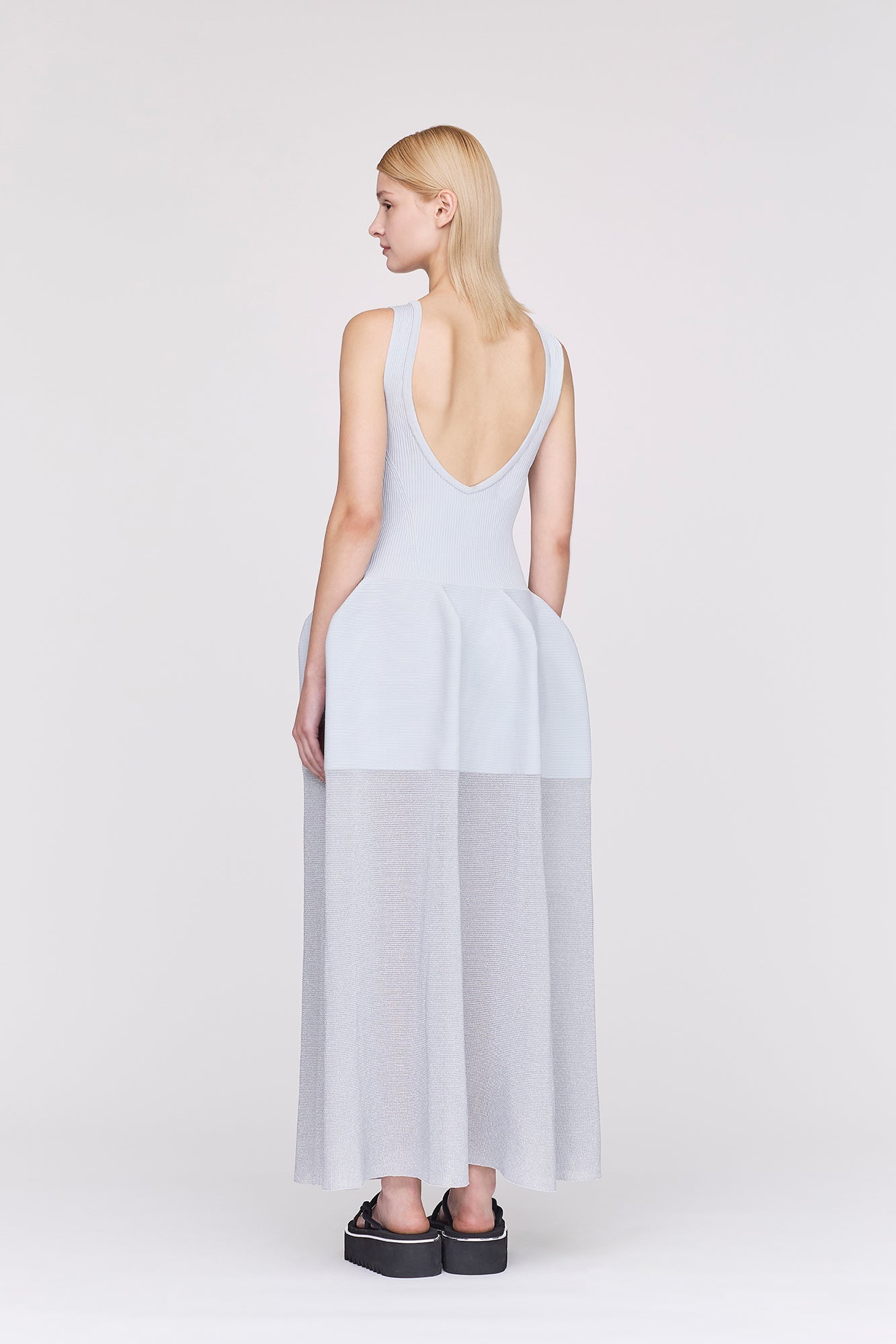 POTTERY HS LUCENT SLEEVELESS DRESS