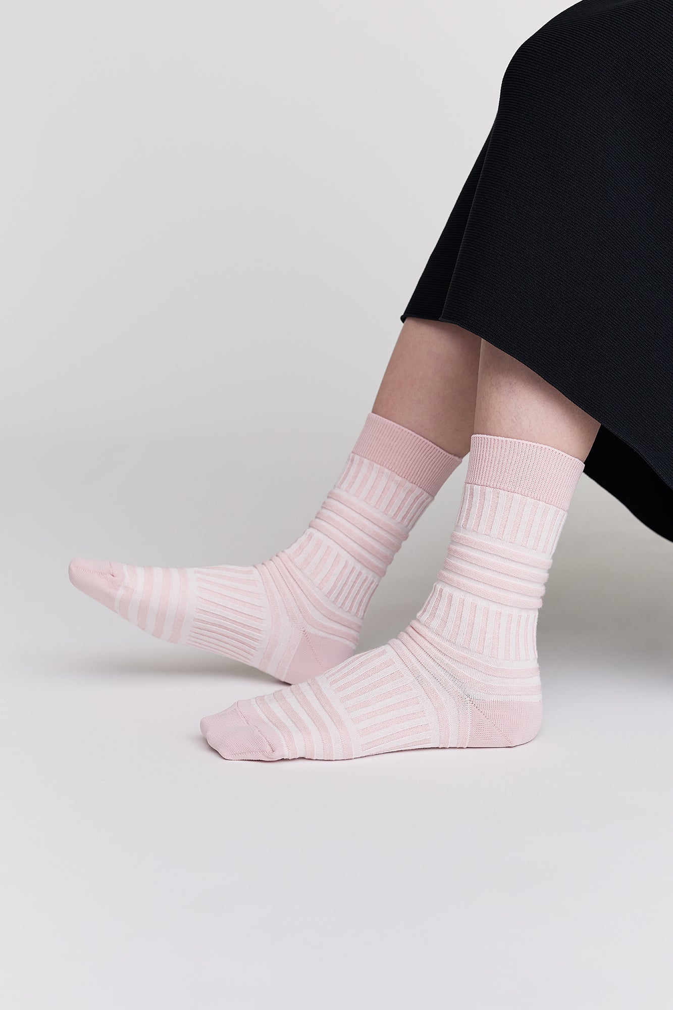 GARTER RIB SOCKS