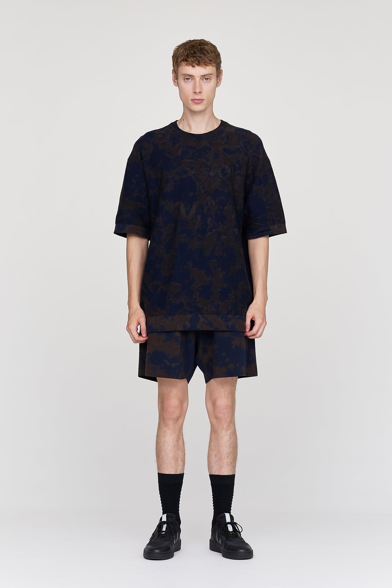 DYEING SHORT SLEEVE TEE SHIRT