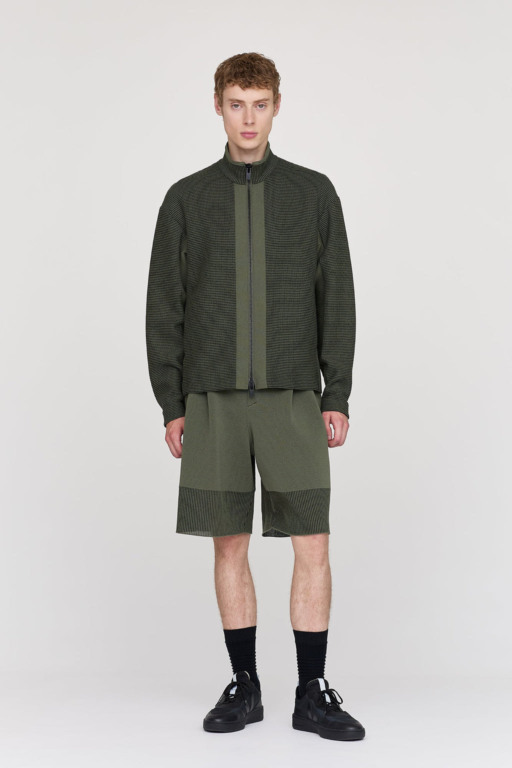 WAFFLE LUCENT HALF PANTS
