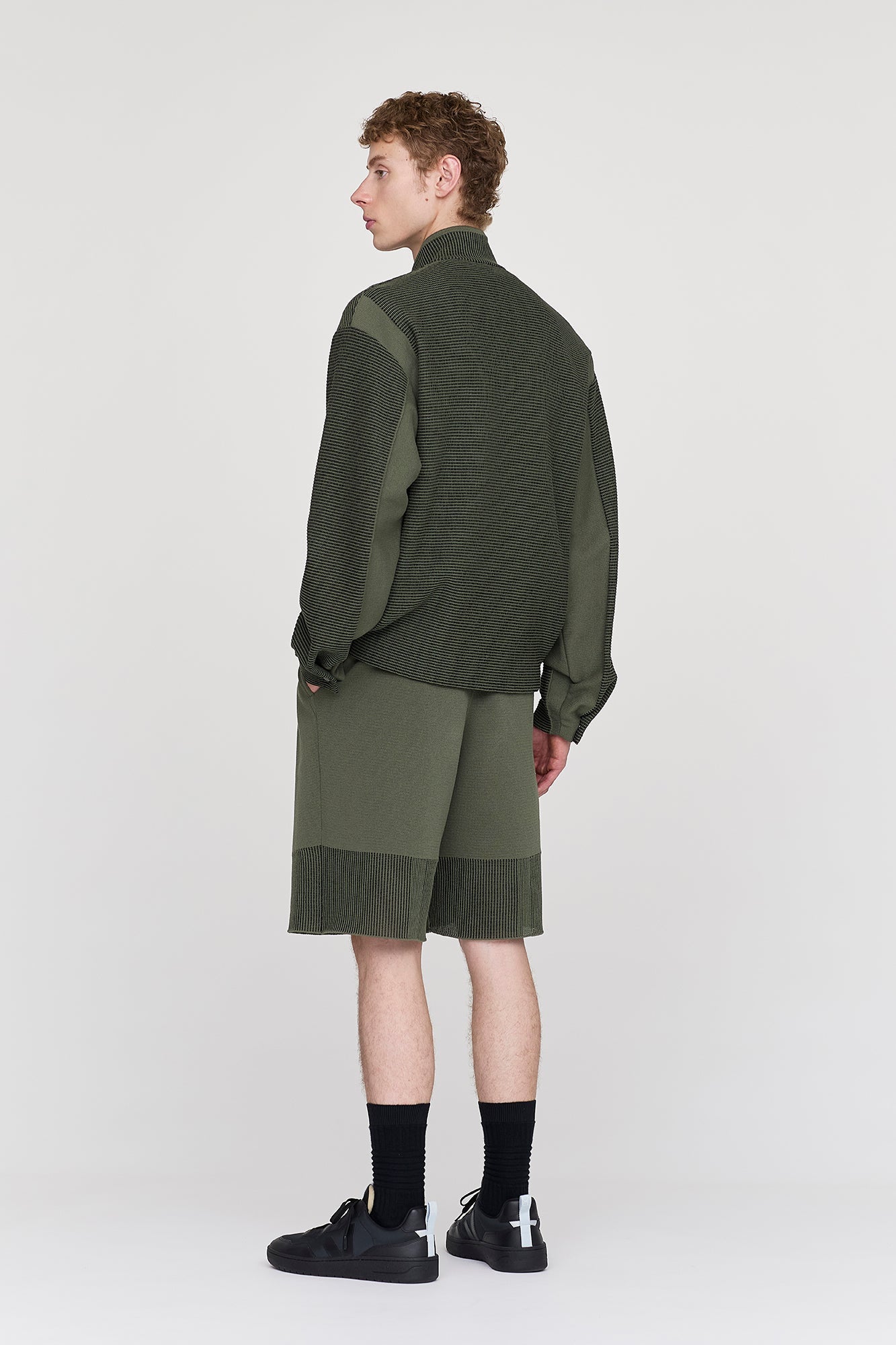 WAFFLE LUCENT HALF PANTS
