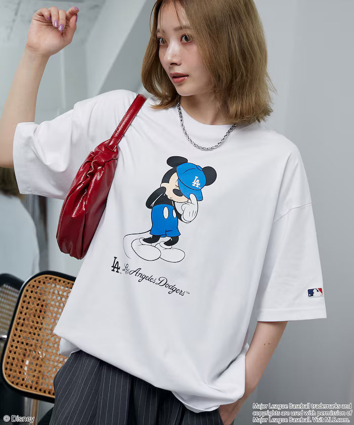 MLB/MICKEY MOUSE/Exclusive Print T-Shirt Limited Release