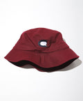 Cotton Twill Bucket Hat “C” - Wine Red