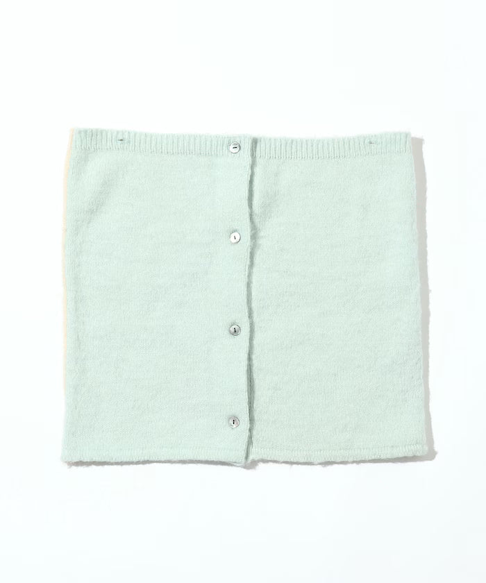 Alpaca Blend Bicolor Knit Vest