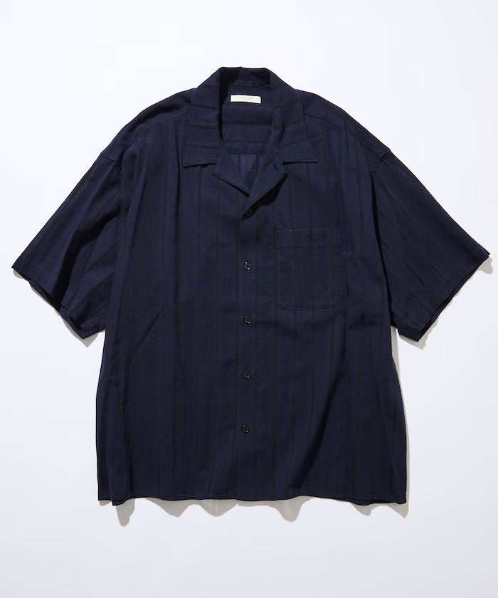 Relax Fit Relaxed Fit Shadow Stripe Open Color Shirt [Limited Release]