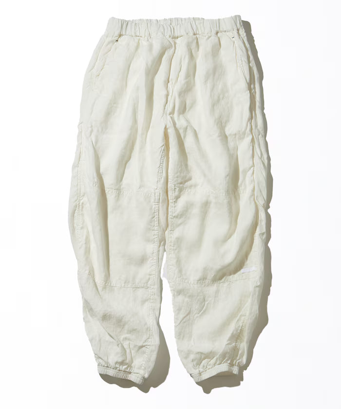 Belgium Linen Gym Tapered Pant 1.2 - White