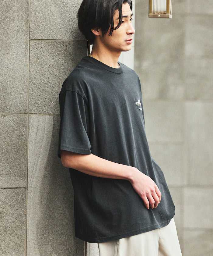 Relaxed Fit Land Cruiser 60 Back Print Short Sleeve Crew Neck T-Shirt