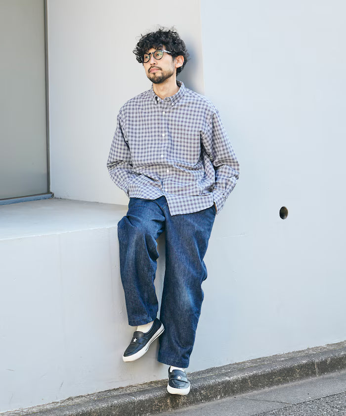 AIRDRY HIGH TECHYARN High-performance Material Oxford Button-down Shirt Long Sleeve