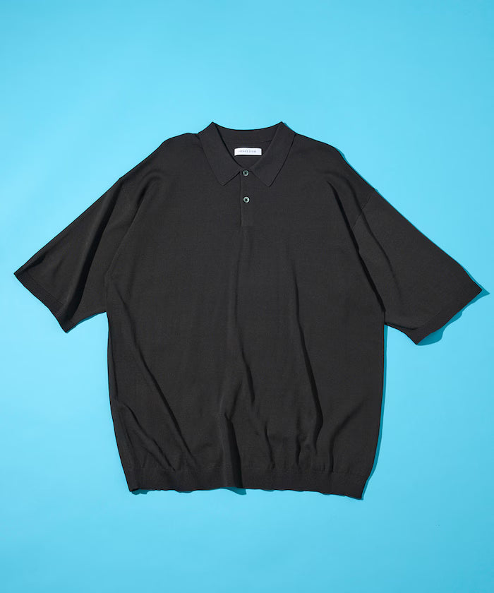 [New Color Added] SUPER ICE / Super Ice Short Sleeve Polo Neck Knit / Contact Cold Sensation